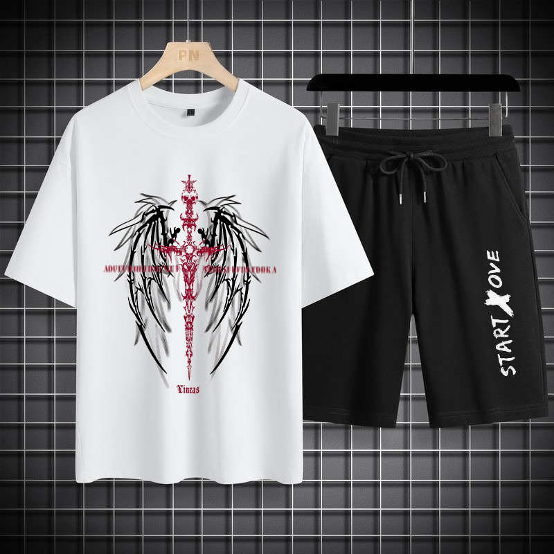 Summer Clothing Pieces - 1pcs Set Kaos Pria 2026 Musim
