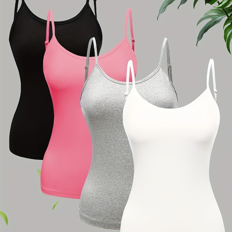 Summer Yoga Clothing - Modal dengan Bantalan Dada, Rompi Kamisol,