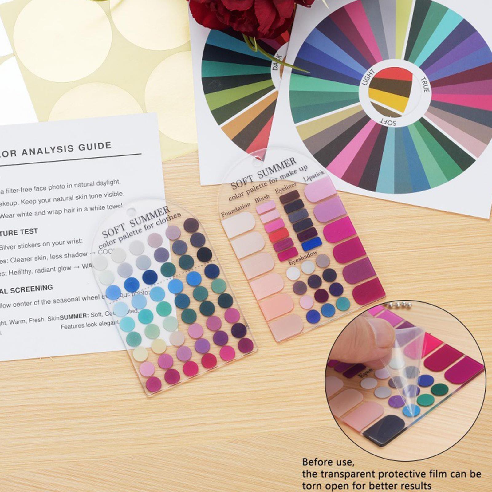 Summer Clothing Palette - Kartu Palet Warna Musim Panas Lembut