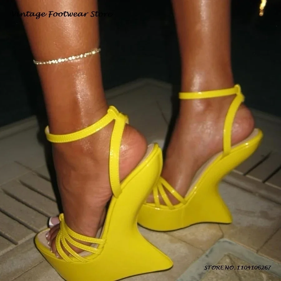 Summer Clothing Sale Women - Sandal Bertali Platform Warna Permen Sepatu