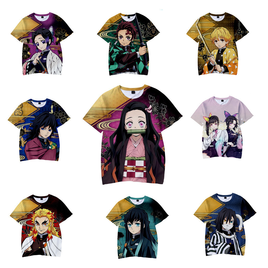Summer Away Clothing - Kaos Anak Lengan Pendek DemonSlayer Pakaian