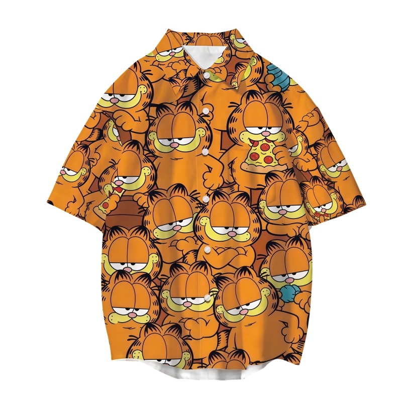 Summer Away Clothing - Kemeja Garfield baru musim panas, pakaian