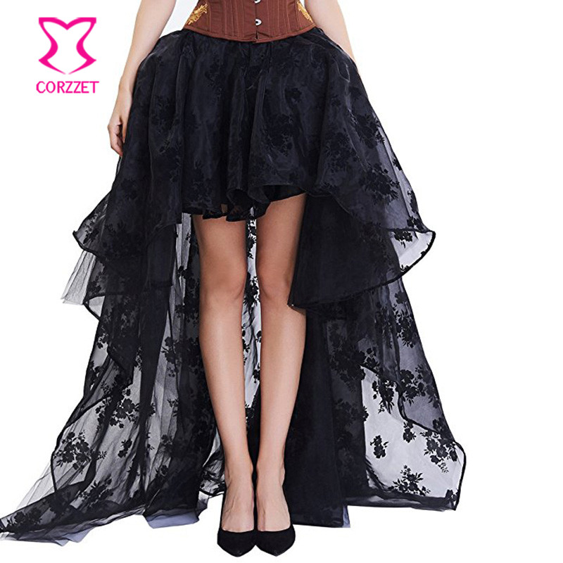 Summer Victorian Clothing - Rok Victoria Gotik Panjang Belakang Pendek
