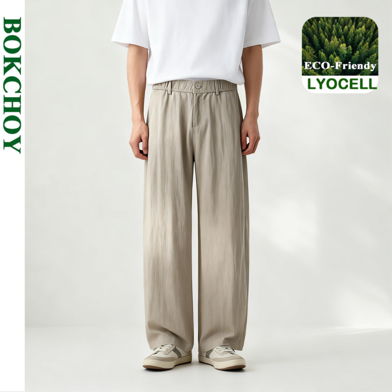 Summer Clothing Men Linen - Celana Kasual Linen Tipis Baru Musim