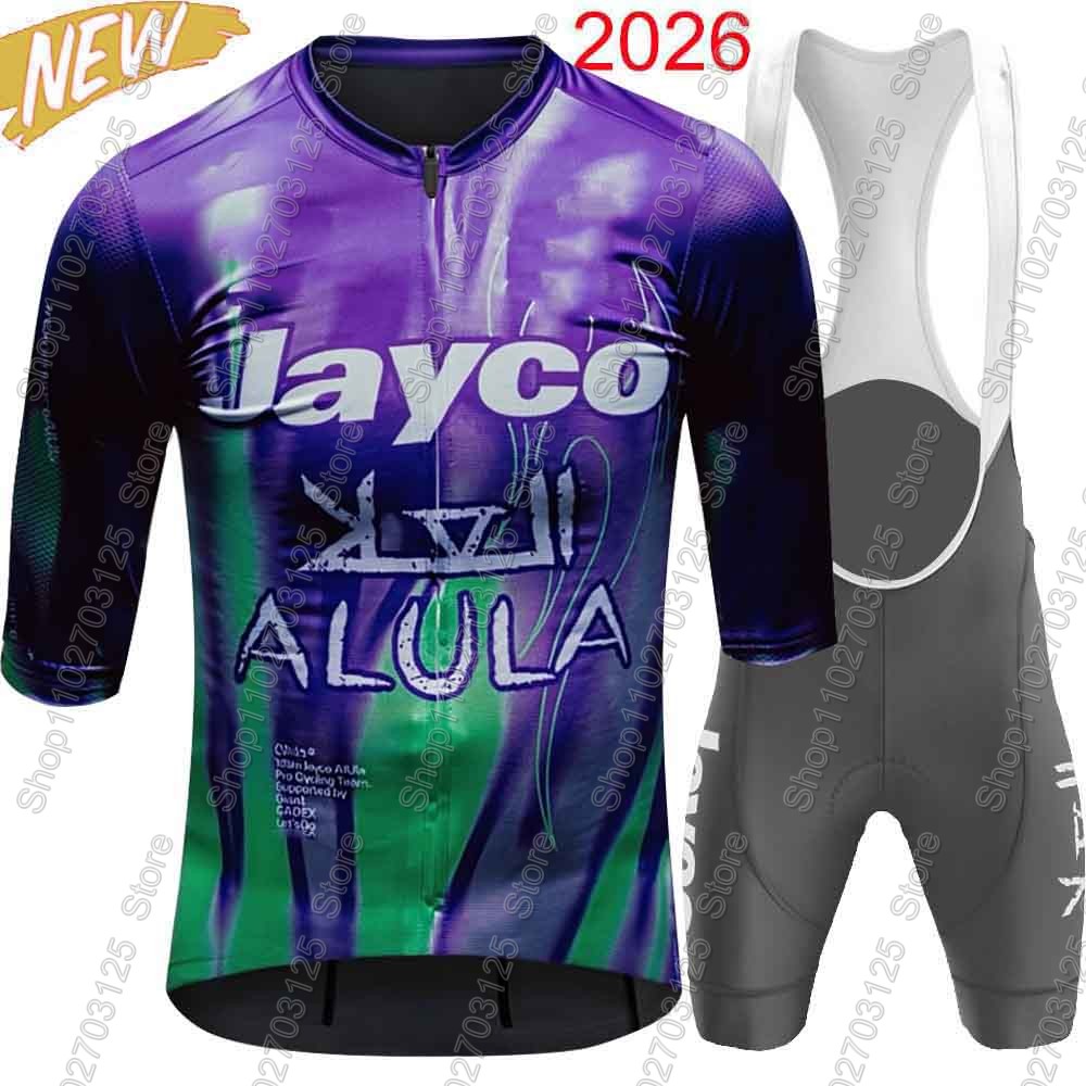 Summer Clothing Australia - Set Jersey Bersepeda Jayco Alula Team