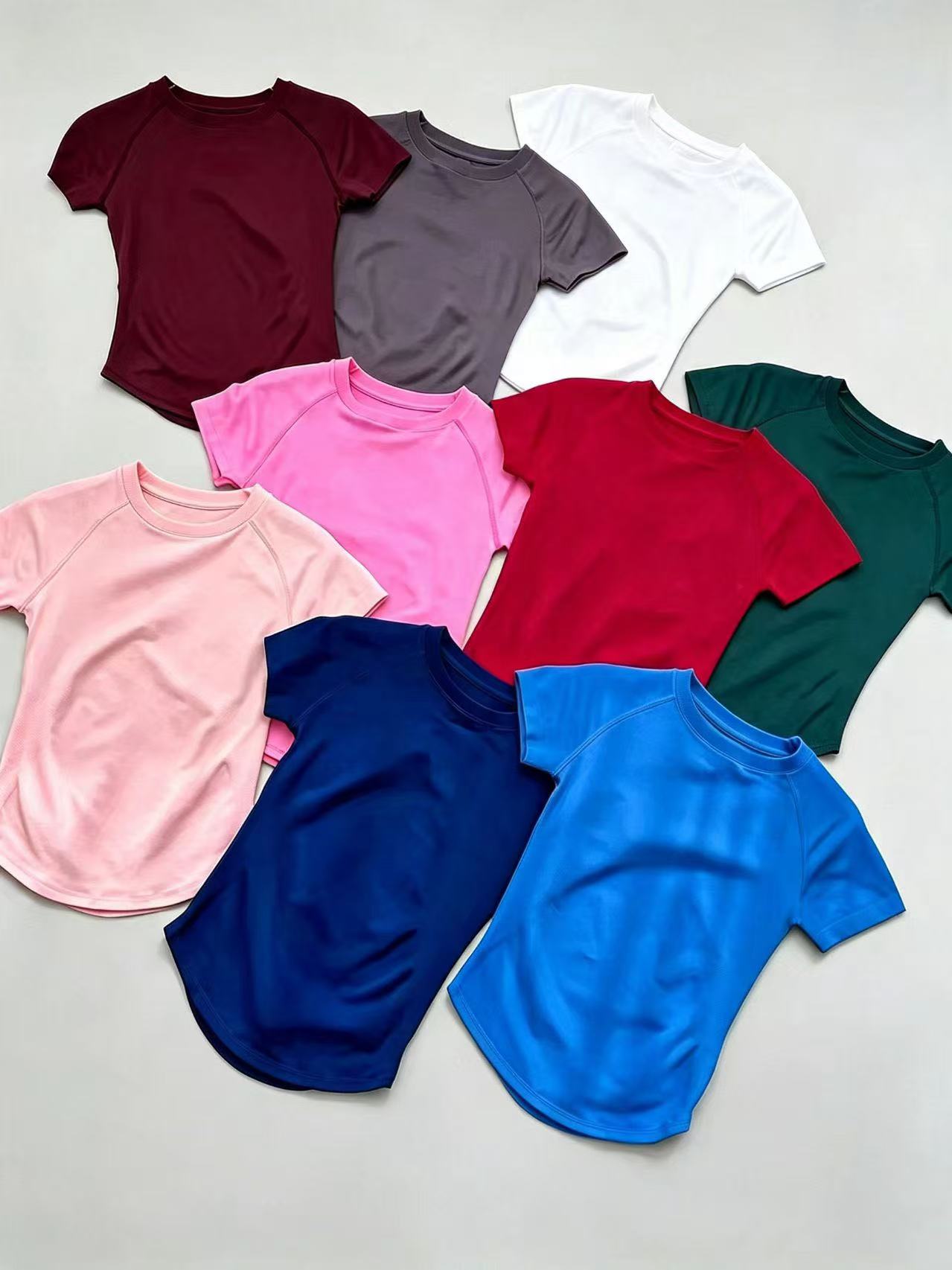 Summer Yoga Clothing - Atasan Olahraga Wanita DFUF Lengan Pendek