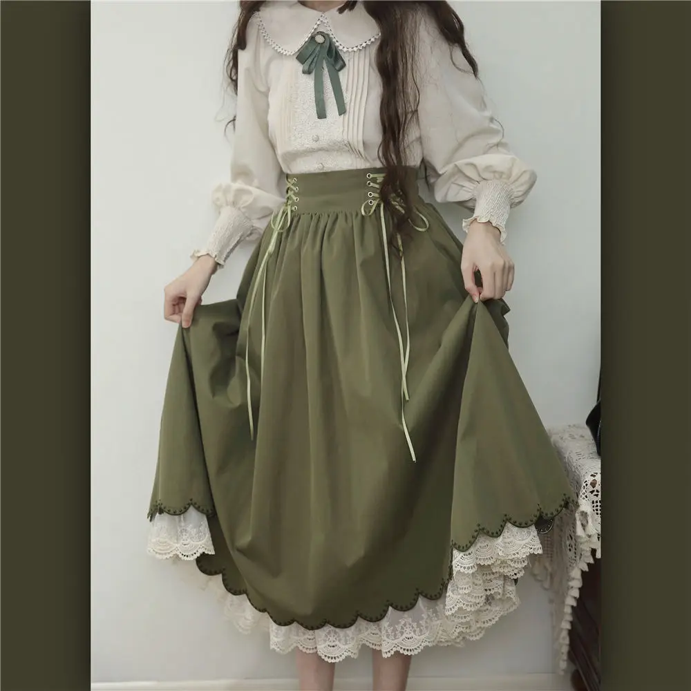 Summer Victorian Clothing - Baju bordir NONSAR Lolita, baju wanita