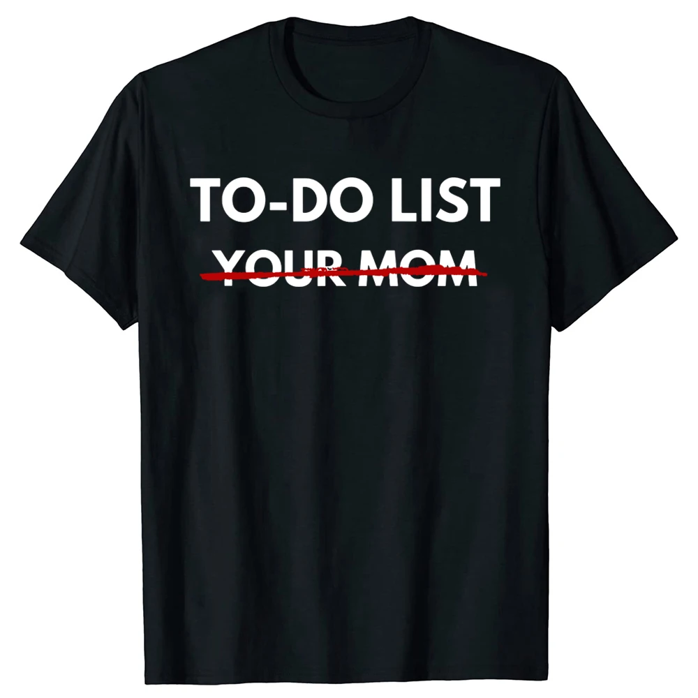 Summer Clothing List - Kaus Ibu Anda dengan Tulisan Daftar