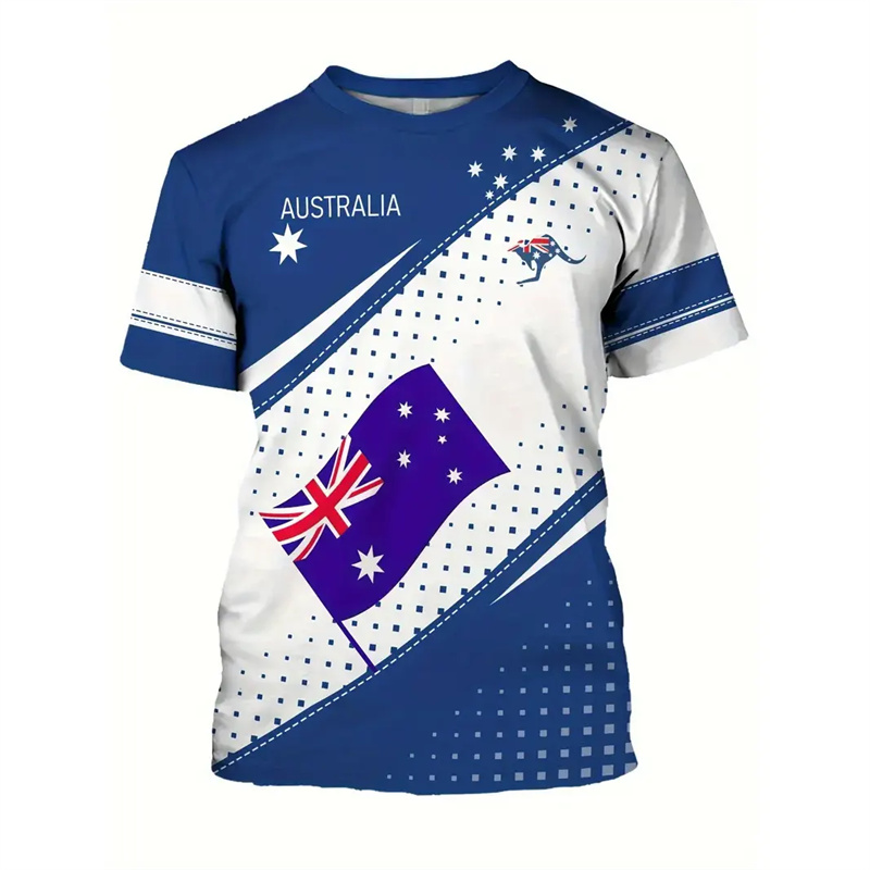 Summer Clothing Australia - Kaus bendera nasional Australia untuk pakaian