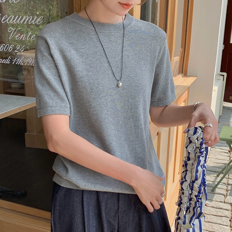 Summer Jumper Clothing - Sweter Katun Wanita Musim Semi Musim