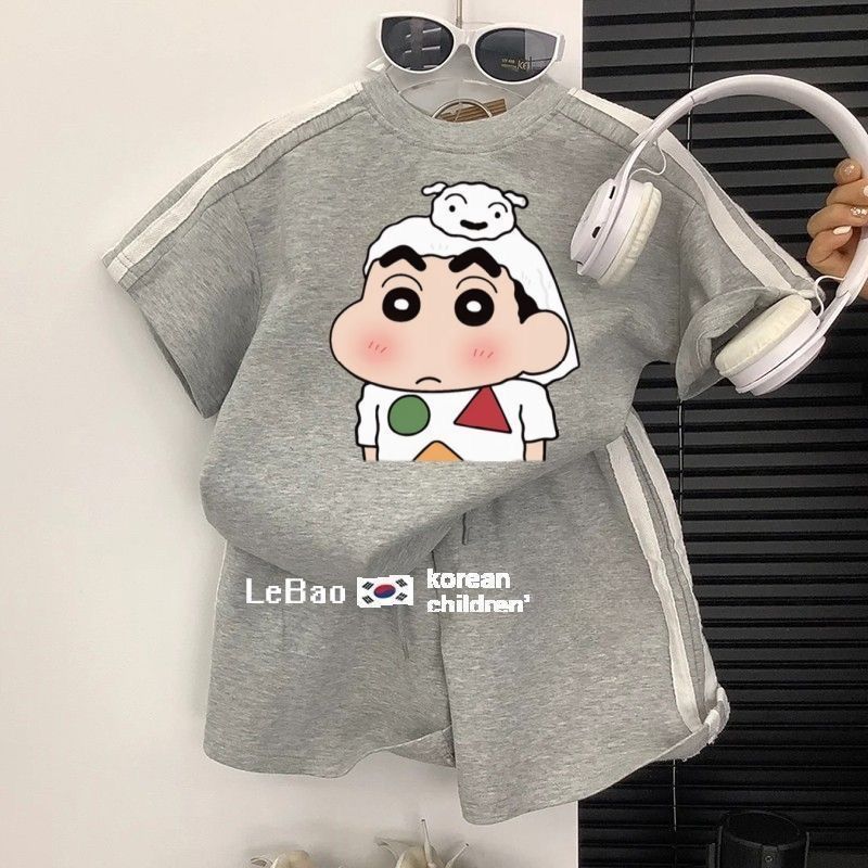Summer Away Clothing - Setelan Olahraga Anak Motif Crayon Shin