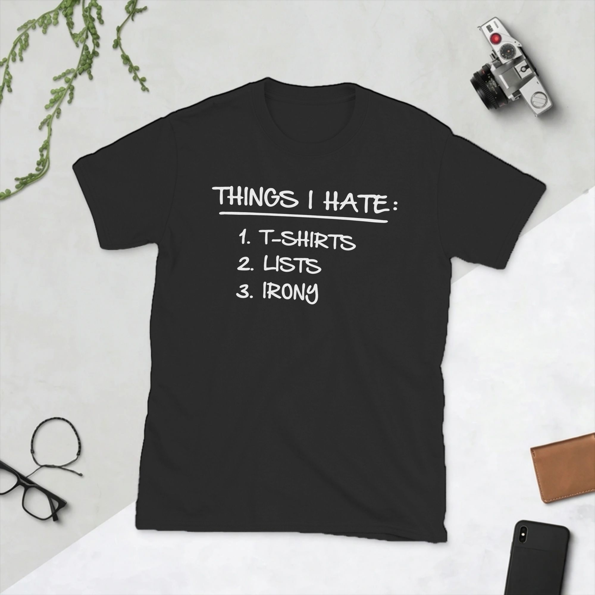 Summer Clothing List - Daftar Kaus Ironic Things I Hate