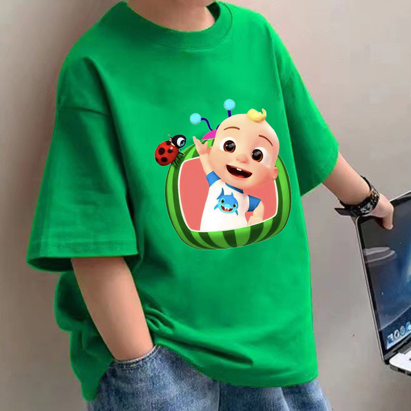 Summer Clothing Baby Girl - Kaus Bayi Cocomelons Kaus Lengan Pendek