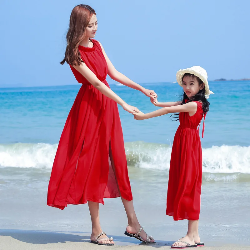 Gaun Tampilan Liburan Bayi Ibu - Summer Clothing Baby Girl ulasan dan harga