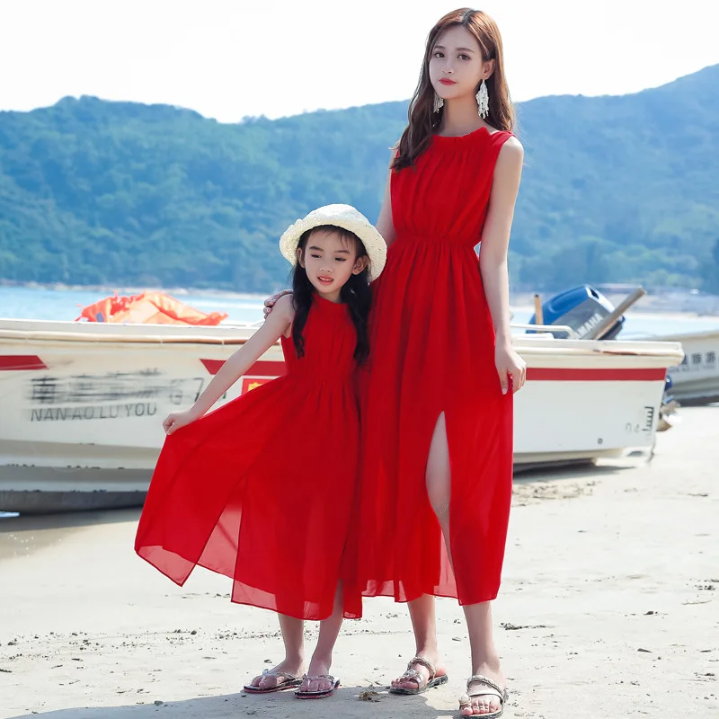 Gaun Tampilan Liburan Bayi Ibu - Summer Clothing Baby Girl ulasan dan harga