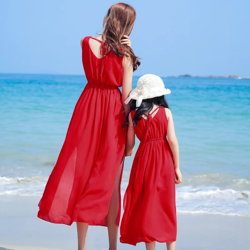 Gaun Tampilan Liburan Bayi Ibu - Summer Clothing Baby Girl ulasan dan harga