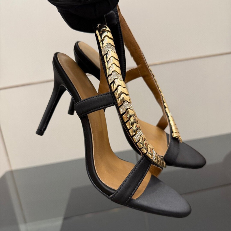 Sandal Gladiator Wanita Satin  - Summer Clothing Dress ulasan dan harga