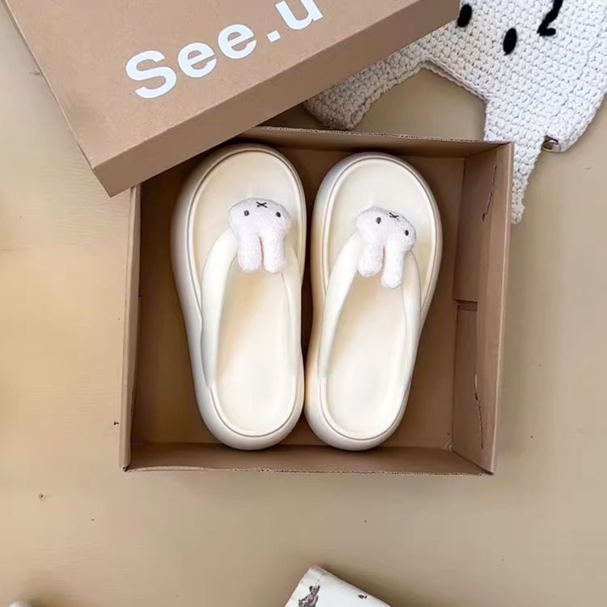 Sandal Jepit EVA Miffy Kawaii, - Summer Away Clothing ulasan dan harga