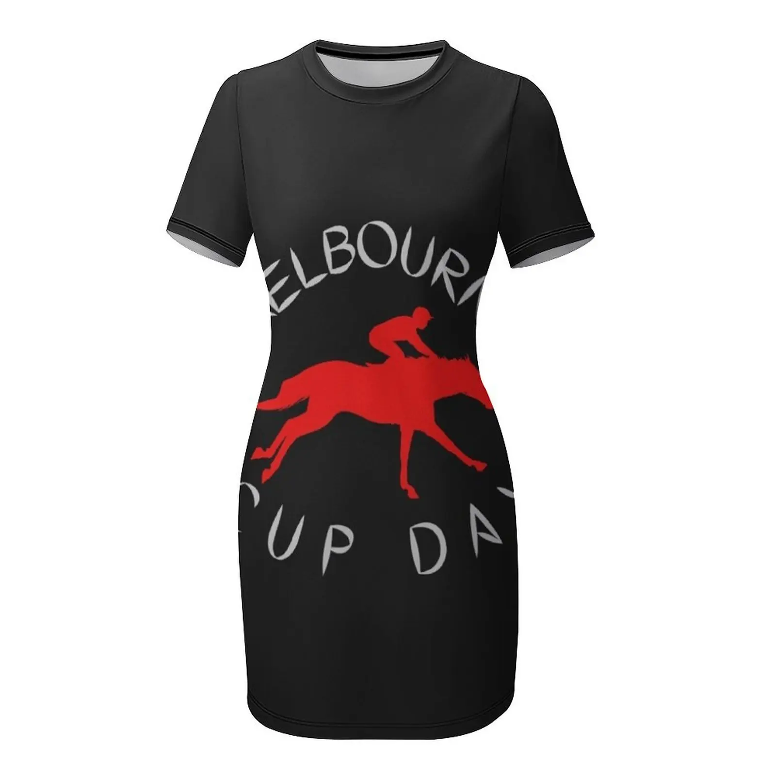MELBOURNE CUP DAY Gaun Lengan  - Summer Clothing Melbourne ulasan dan harga