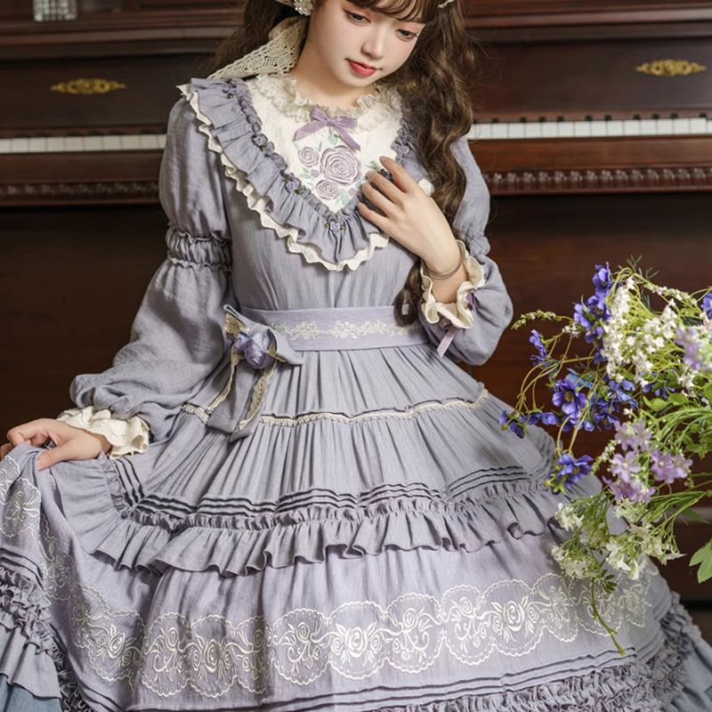 Gaun Lolita Kawaii Cos Jepang  - Summer Victorian Clothing ulasan dan harga