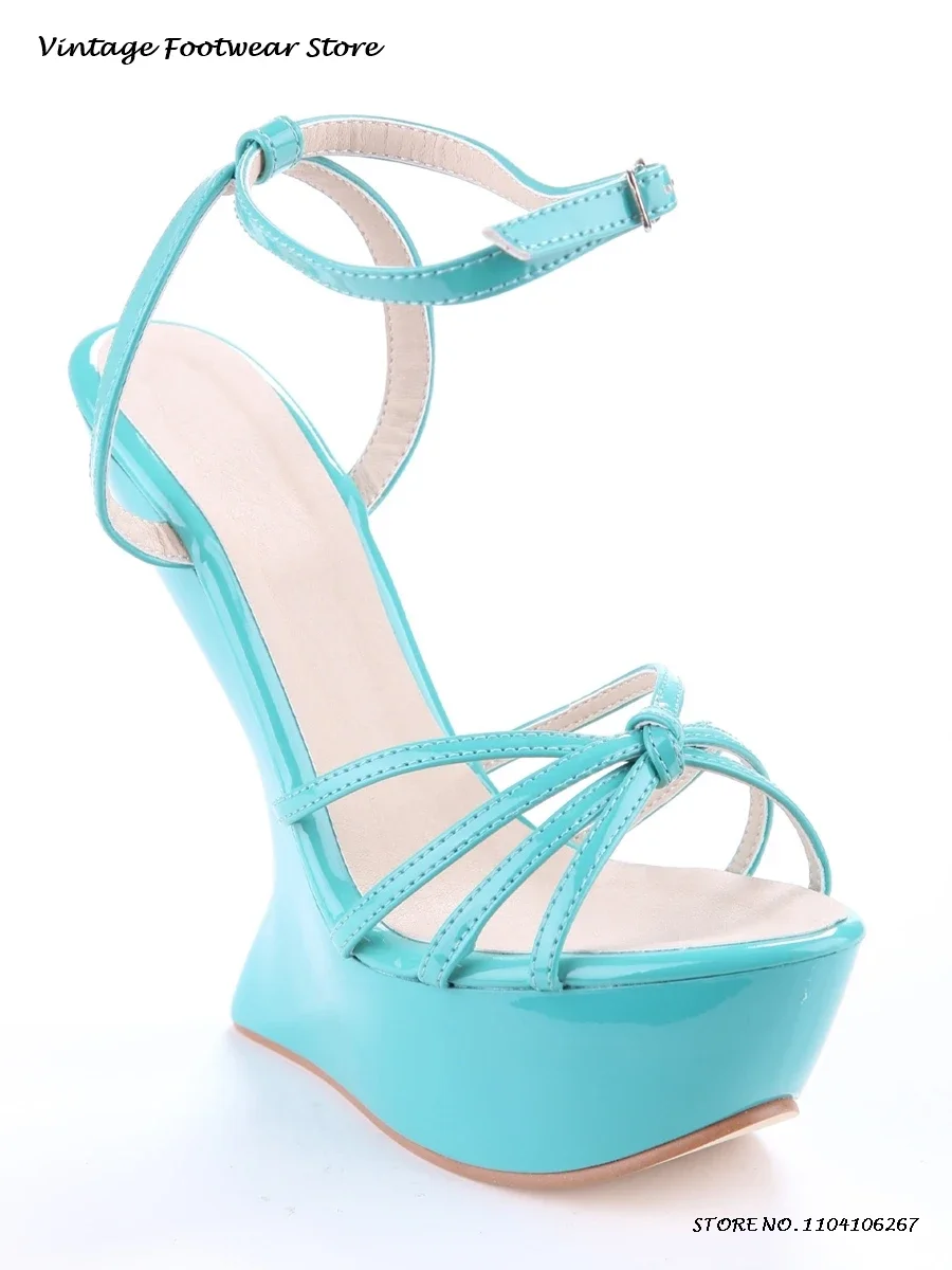 Sandal Bertali Platform Warna  - Summer Clothing Sale Women ulasan dan harga