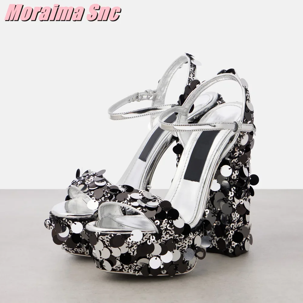 Sandal Platform Berpayet Bling - Summer Cloth ulasan dan harga