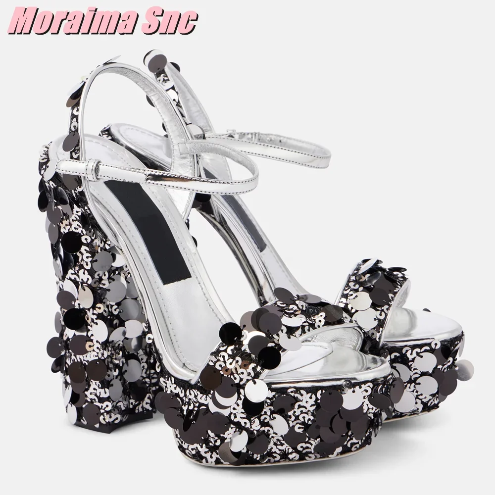Sandal Platform Berpayet Bling - Summer Cloth ulasan dan harga