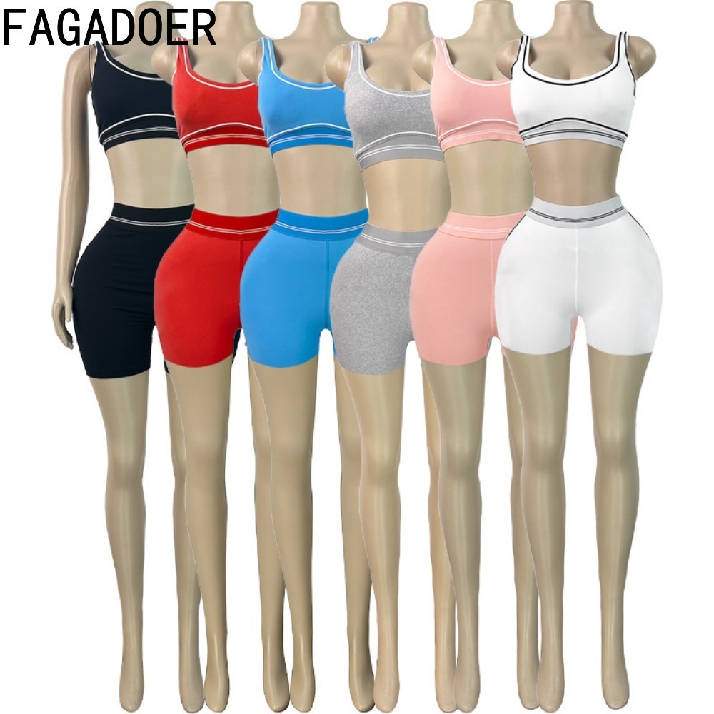 FAGADOER Set Olahraga Berkuali - Summer Yoga Clothing ulasan dan harga
