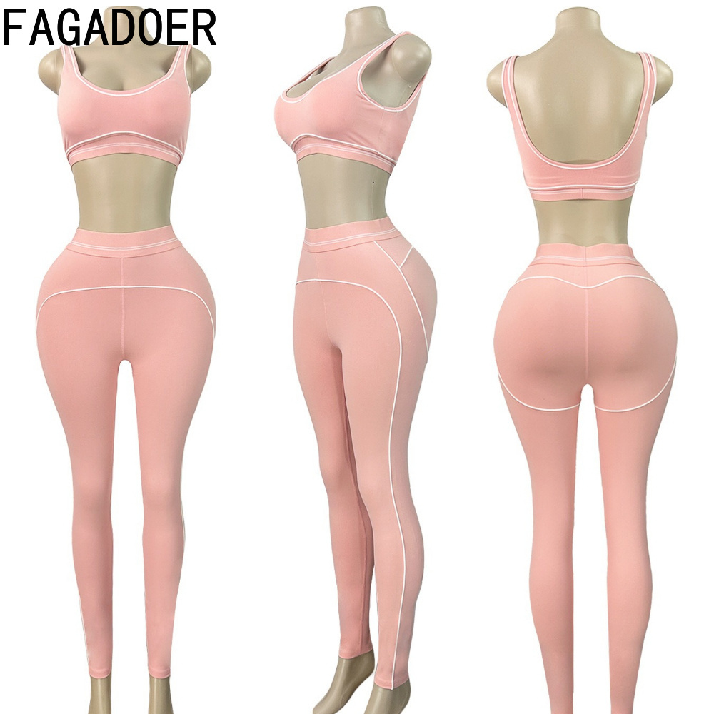 FAGADOER Set Olahraga Berkuali - Summer Yoga Clothing ulasan dan harga