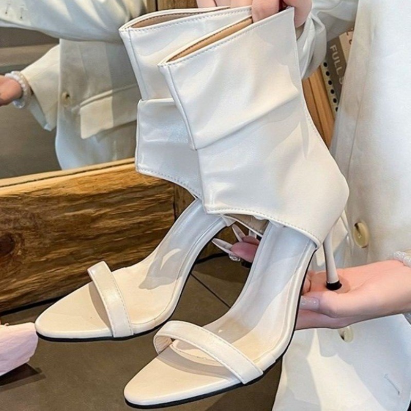 Sepatu Sandal Boots Hak Tipis  - Summer Clothing Dress ulasan dan harga