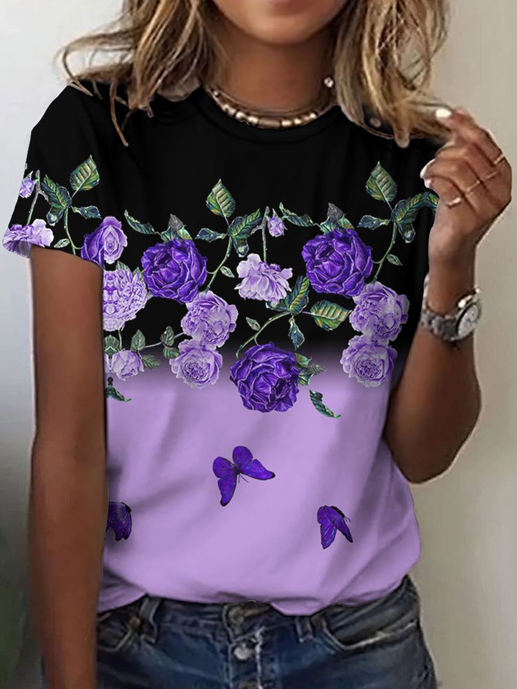 Kaus Bunga Mawar Musim Panas K - Summer Rose Clothing ulasan dan harga