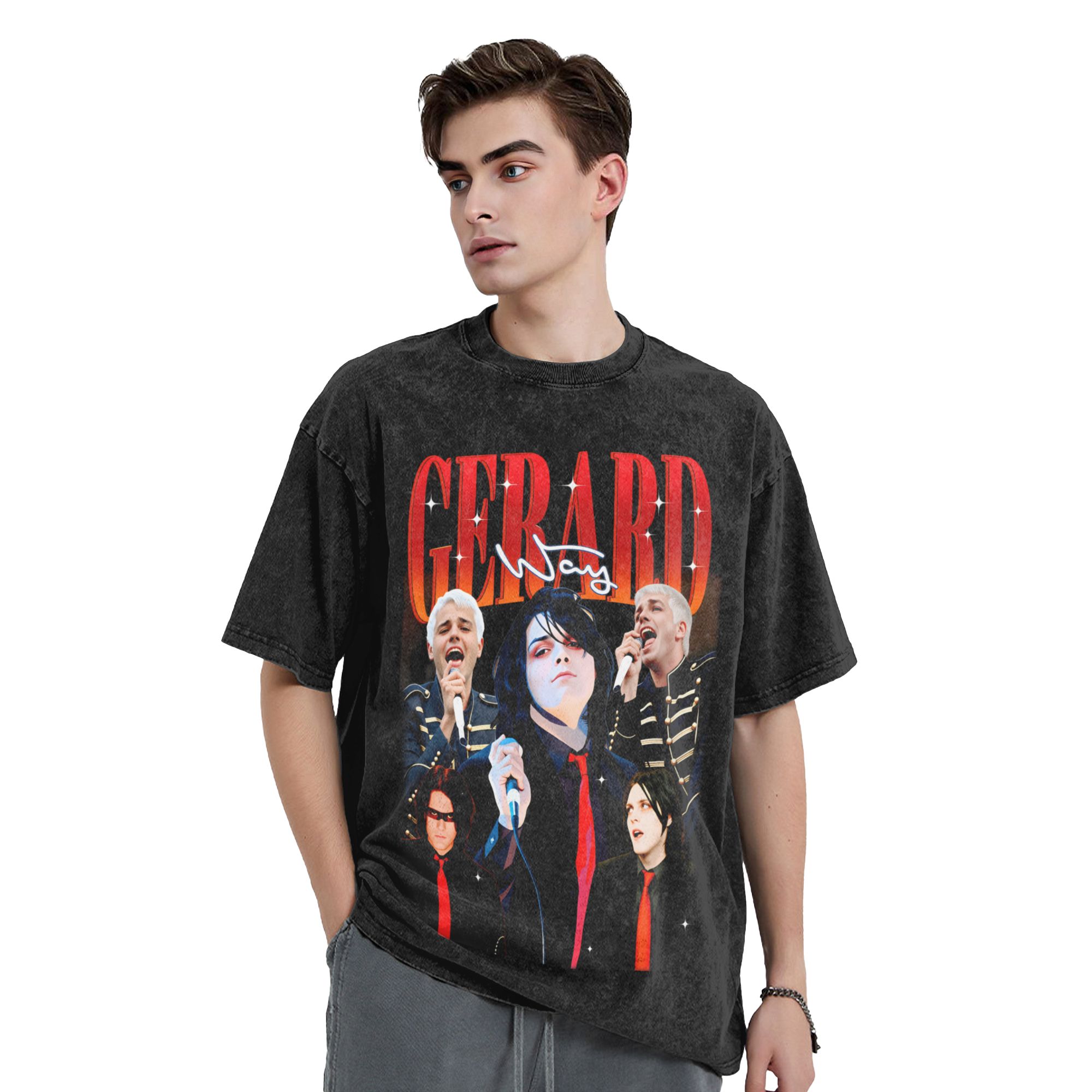 Kaus Gerard Way Pria Pakaian M - Summer Away Clothing ulasan dan harga