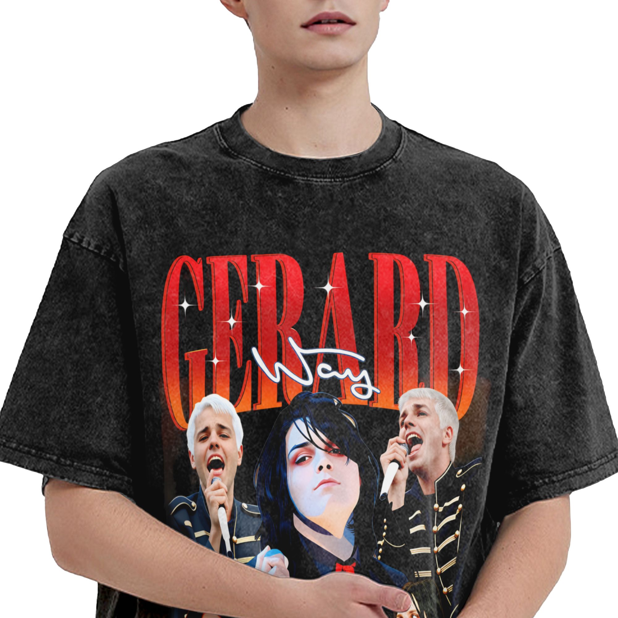 Kaus Gerard Way Pria Pakaian M - Summer Away Clothing ulasan dan harga