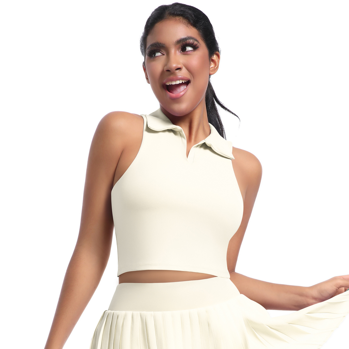 Rompi Yoga Rajut Nilon Warna S - Summer Yoga Clothing ulasan dan harga