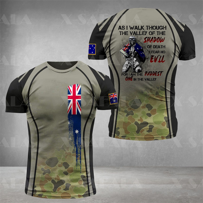 Kaus tengkorak militer Austral - Summer Clothing Australia ulasan dan harga
