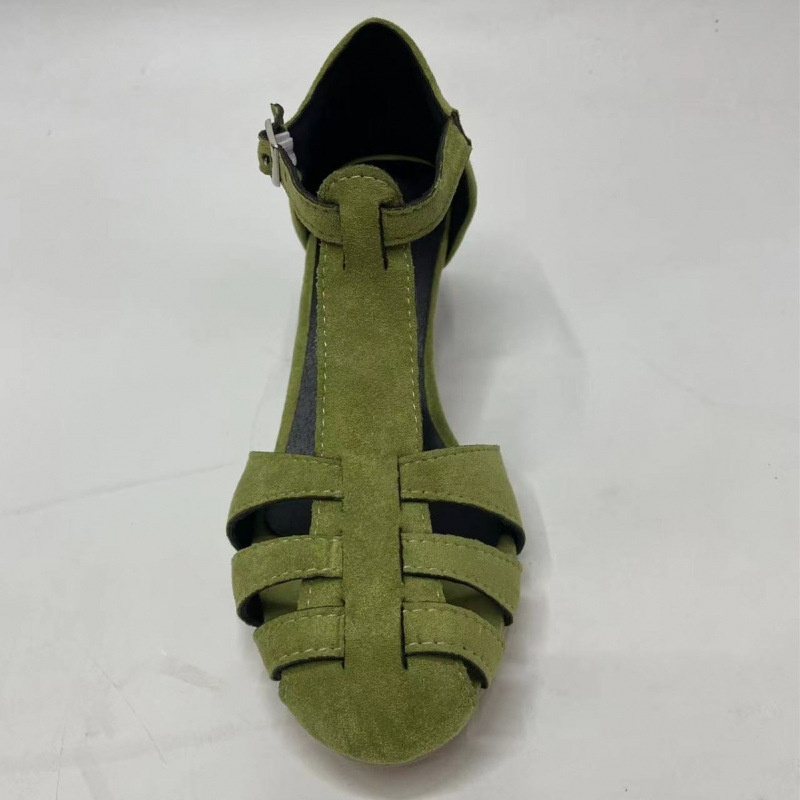 Sandal Wanita Hijau Suede Kitt - Summer Clothing Dress ulasan dan harga