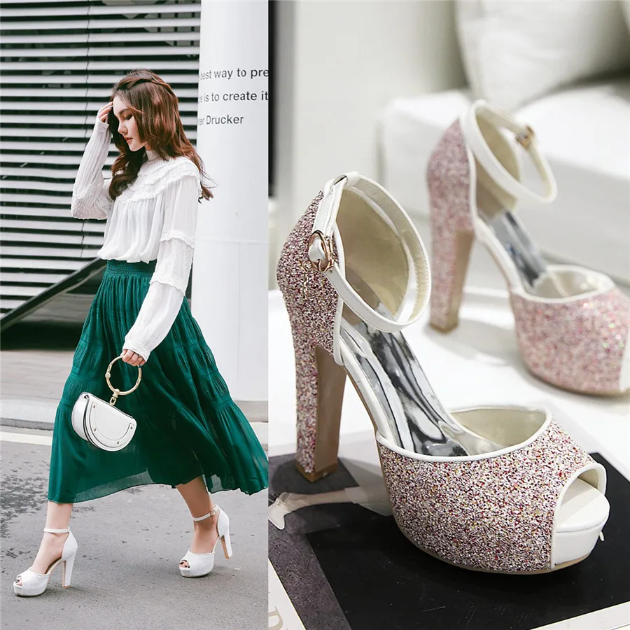Sandal Platform Wanita Pesta P - Summer Cloth ulasan dan harga