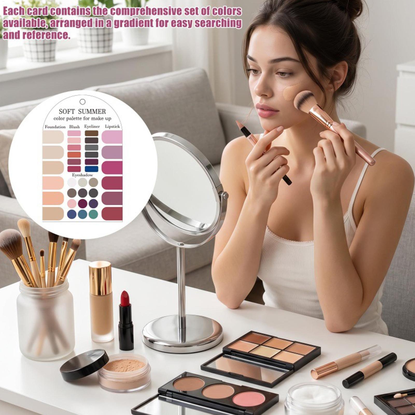2 Buah Kartu Contoh Warna Pale - Summer Clothing Palette ulasan dan harga