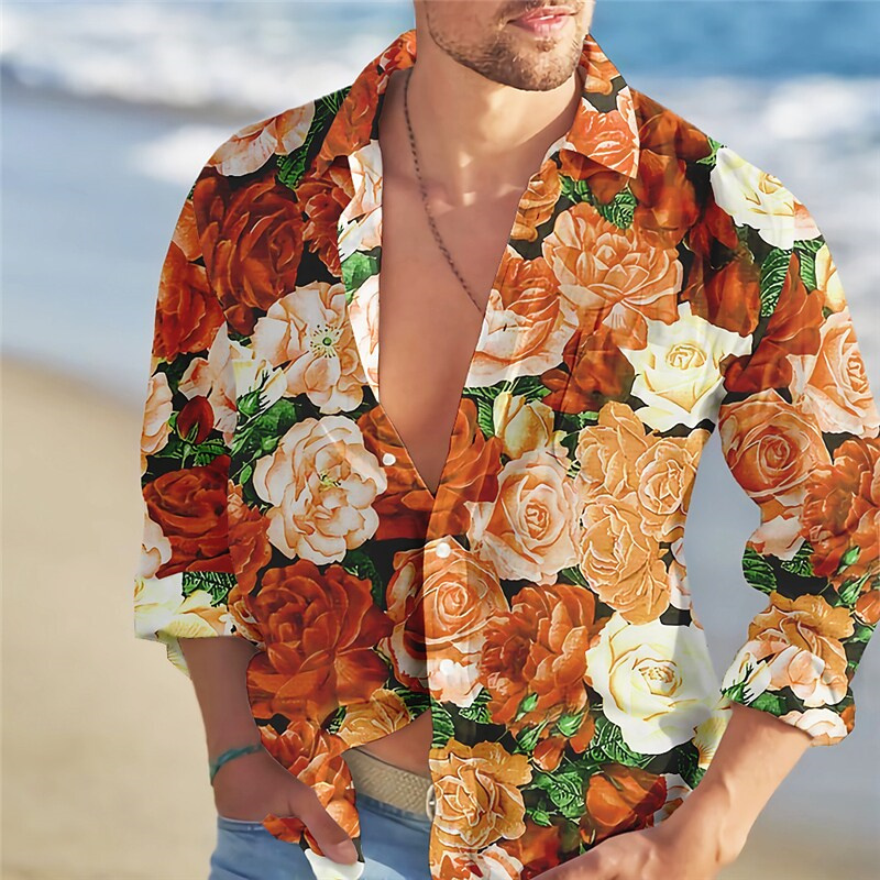 2023 Kemeja Pria Tren Mode Pol - Summer Rose Clothing ulasan dan harga