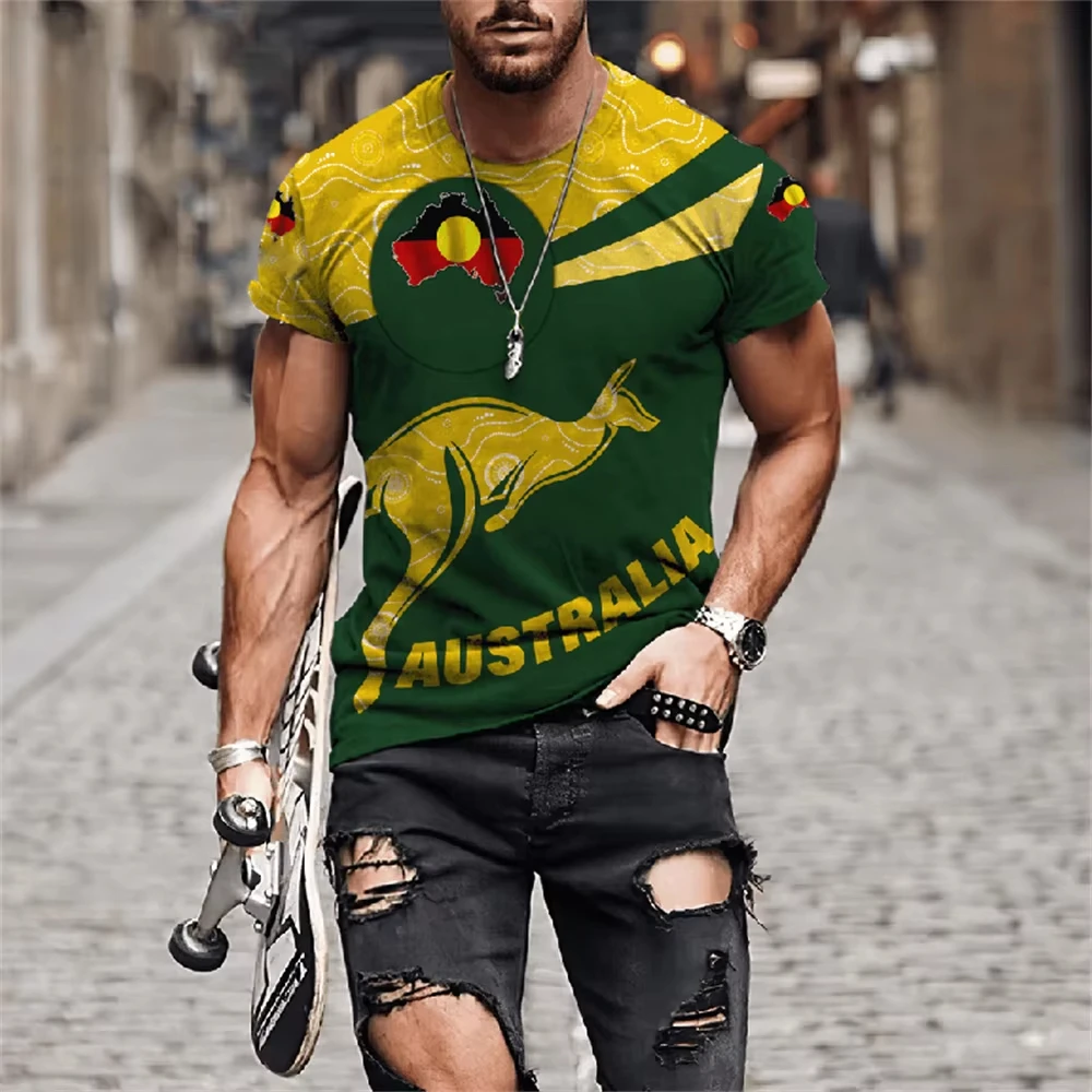 Kaos Pria Australia Kaos Anak  - Summer Clothing Australia ulasan dan harga