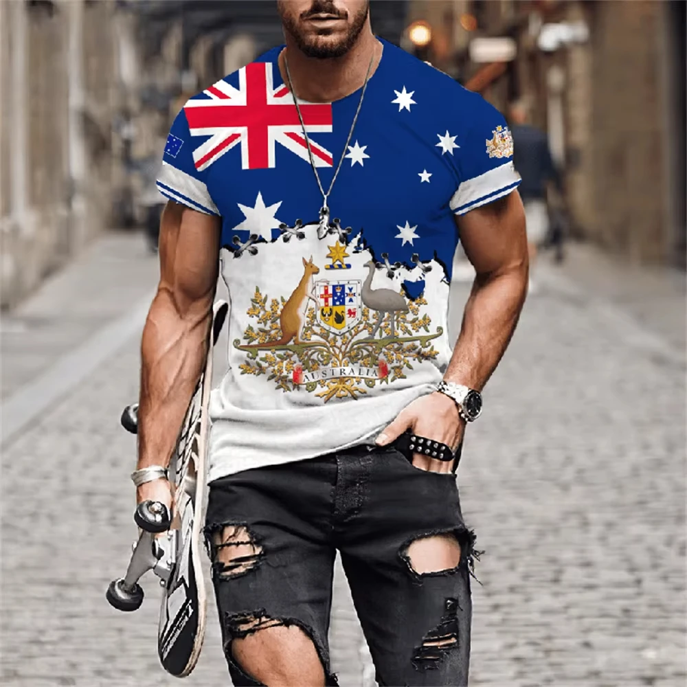 Kaos Pria Australia Kaos Anak  - Summer Clothing Australia ulasan dan harga
