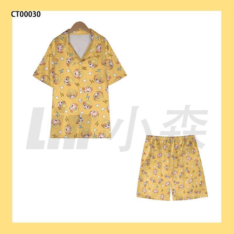 Piyama Zenitsu Demon Slayer Lu - Summer Away Clothing ulasan dan harga
