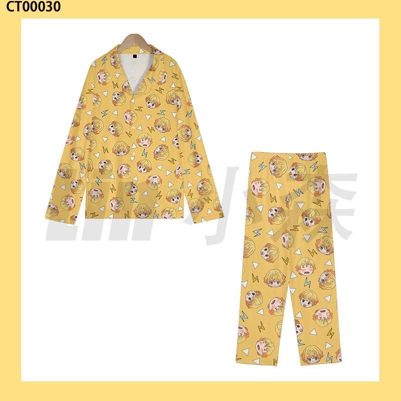 Piyama Zenitsu Demon Slayer Lu - Summer Away Clothing ulasan dan harga