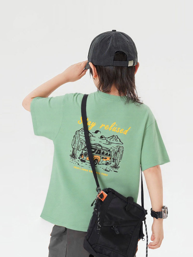 Kaos Anak Laki-laki Kasual Len - Summer Clothing Options ulasan dan harga