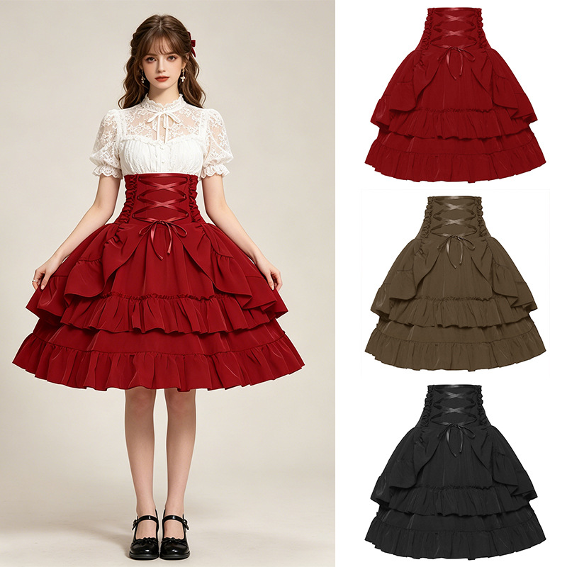 Rok Wanita Gaya Victoria Abad  - Summer Victorian Clothing ulasan dan harga