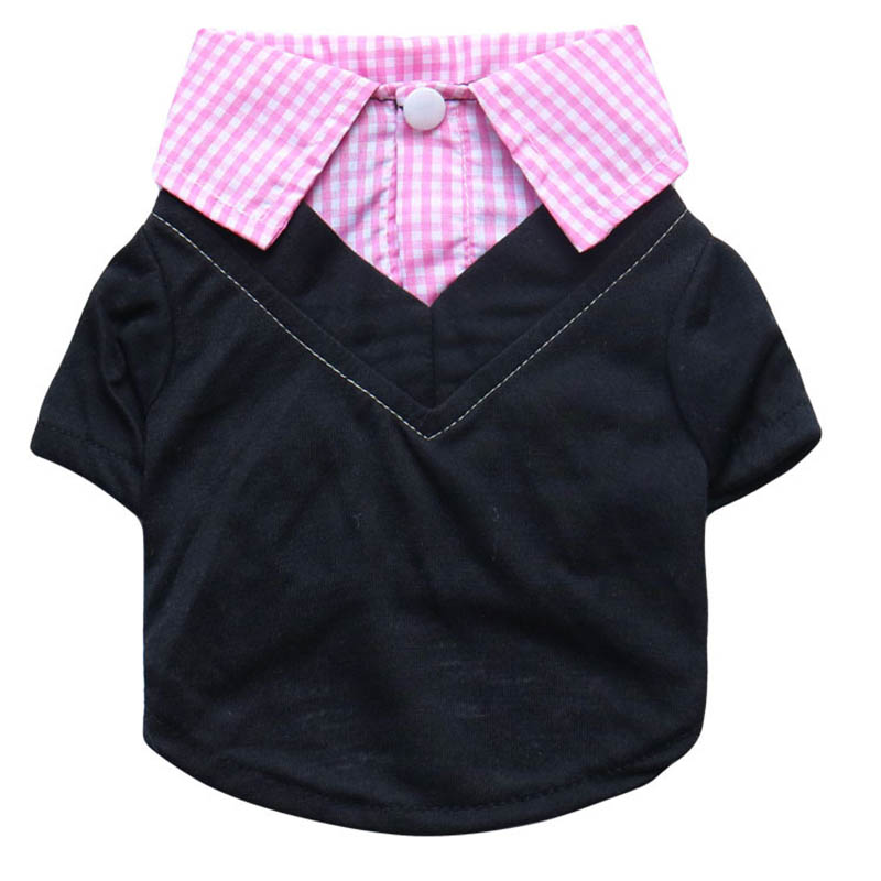 Kemeja Anjing Kotak-kotak Pals - Summer Dog Clothing ulasan dan harga