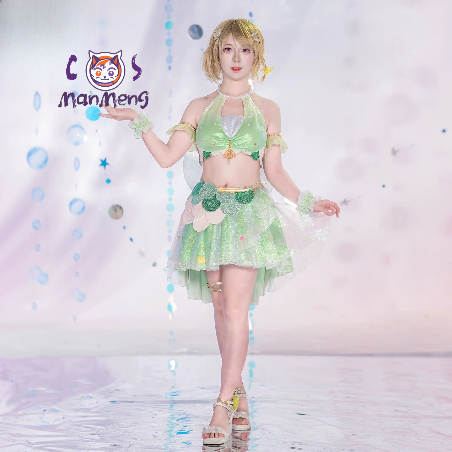 Anime LoveLive! Kostum Cosplay - Summer Clothing Dress ulasan dan harga