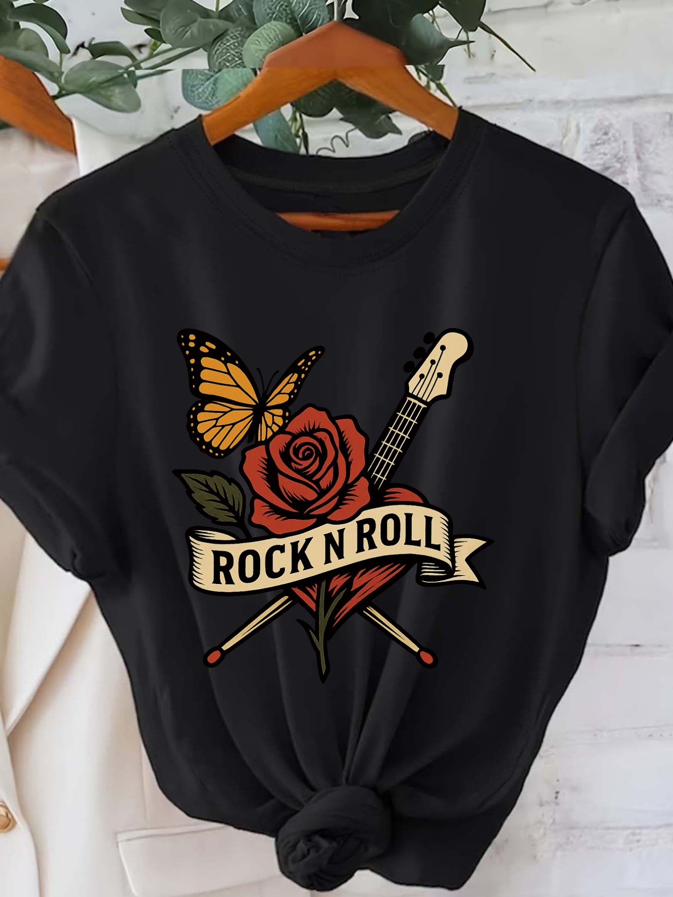 Kaus Musim Panas Gambar Cetak  - Summer Rose Clothing ulasan dan harga