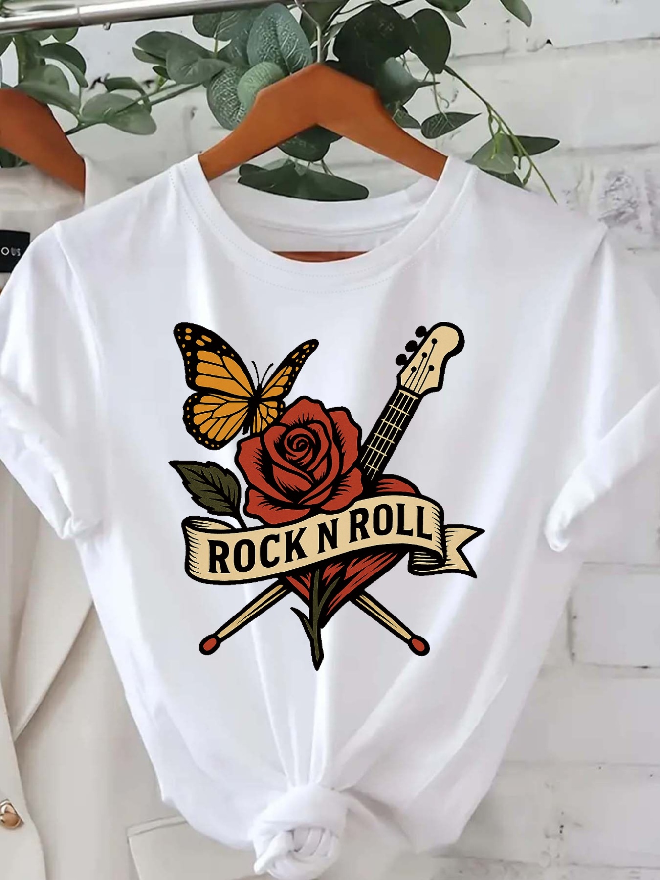 Kaus Musim Panas Gambar Cetak  - Summer Rose Clothing ulasan dan harga