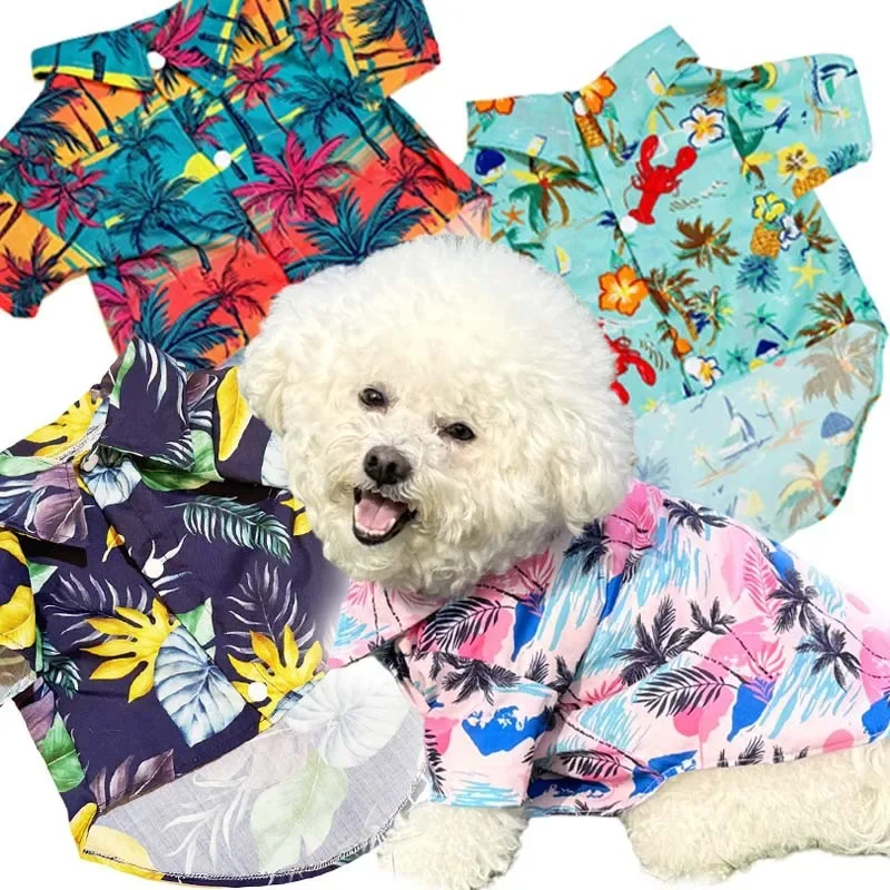 Kemeja Hawaii Pakaian Pantai u - Summer Dog Clothing ulasan dan harga